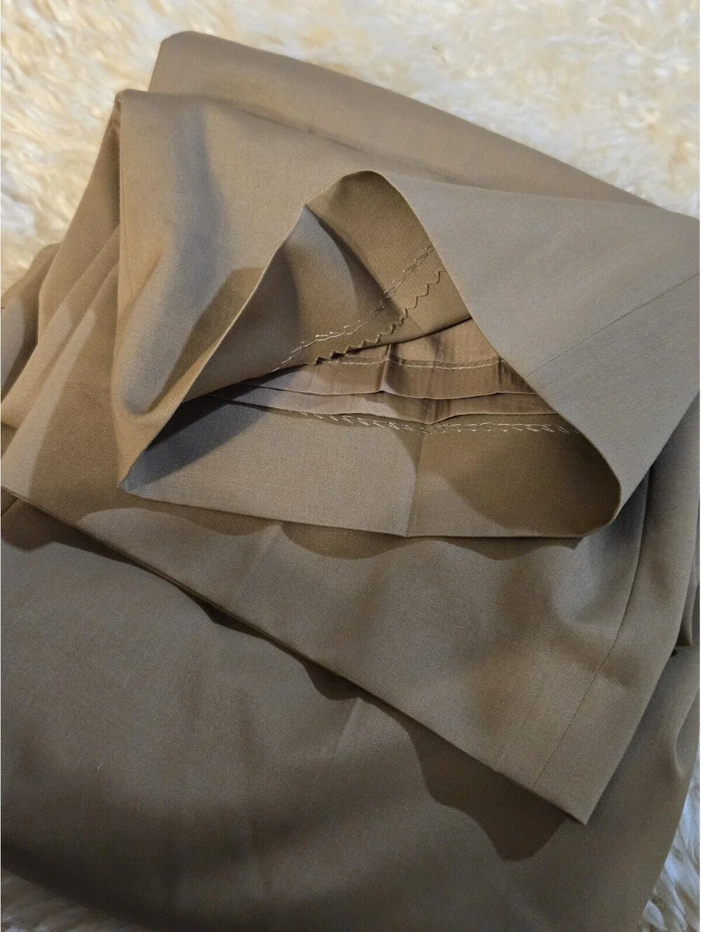 Brooks Brothers Women Size 10 Wool Caroline Fit Straight Dress Pants
